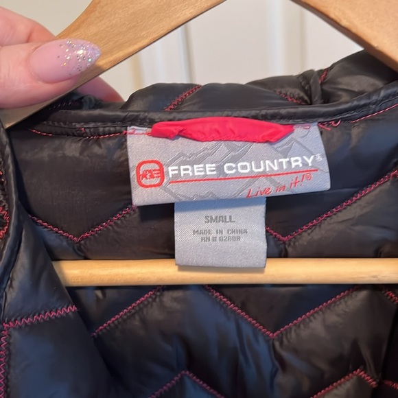 Ladies Free Country Puffer Zip Up Jacket Size Small - Picture 3 of 7